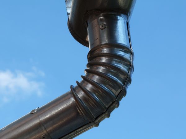 Metal Downspout Installation in Westerville